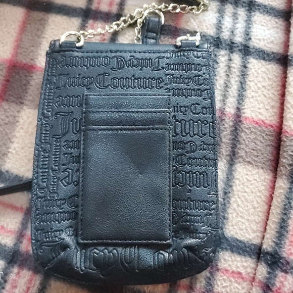 Juicy Couture Bags Juicy Couture Goth Stat Black Cellie Mini